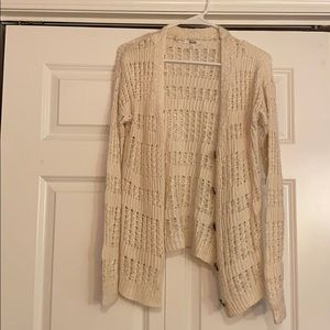 Cream button cardigan